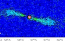 Bất ngờ khí phân tử phát ra từ thiên hà NGC 3557