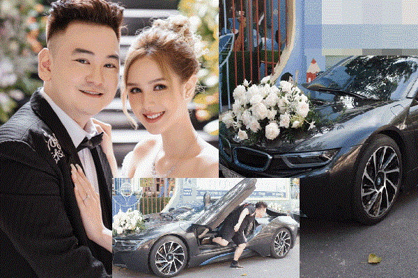 Lộ diện xe sang của “streamer giàu nhất Việt Nam” lái đến rước dâu