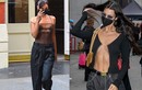  Bella Hadid liên tục diện đồ “mặc cũng như không”, lộ nguyên vòng một 