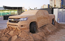 Ngắm Chevrolet Colorado 2015 bằng cát độc nhất thế giới