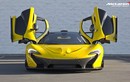 Loạt chi tiết carbon trên McLaren P1 vàng axit chói lóa