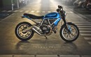 Ngắm Ducati Scrambler “baby blue”, môtô Ý độ kiểu Pháp