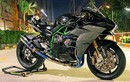 Siêu môtô Kawasaki H2 lên đồ chơi như "Hổ thêm cánh"