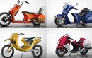 “Té ngửa” với loạt thiết kế môtô phong cách Vespa 