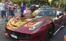 Cristiano Ronaldo lái siêu xe Ferrari F12tdf hàng hiếm