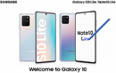 Samsung lộ giá bán của Galaxy S10 Lite và Note 10 Lite