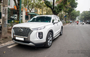 Xe Hyundai Palisade tiền tỷ lăn bánh trên phố Hà Nội 