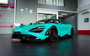 McLaren 765LT độc nhất Lào, sở hữu màu sơn xanh Tokyo Cyan độc