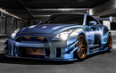 Diện kiến Nissan GT-R R35 độ Liberty Walk Type 2 mạnh 1580 mã lực