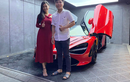 Hoa hậu Trương Thu "tậu" siêu xe McLaren 720S hơn 24 tỷ tặng chồng