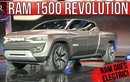 RAM 1500 Revolution - bán tải "khủng long" 3 hàng ghế đầu tiên lộ diện