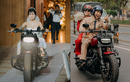 Cô dâu Việt cưỡi Harley Davidson hơn 750 triệu "đưa chàng về dinh"