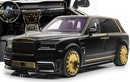 Ngắm SUV siêu sang Rolls-Royce Cullinan dát vàng độc nhất vô nhị