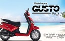 Cận cảnh xe máy tay ga Mahindra Gusto giá 17 triệu 