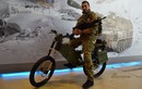 Độc đáo xe đạp điện vũ trang của lính Nga