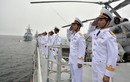Toàn cảnh tàu chiến Việt Nam duyệt binh hoành tráng ở Nga