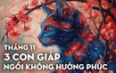 Gặp dữ hóa lành, tháng 11, 3 con giáp này ngồi không hưởng phúc                       