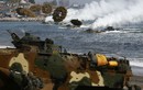 Binh lính, xe bọc thép Mỹ-Hàn ồ ạt đánh chiếm bờ biển