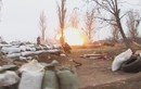 Lính Ukraine nháo nhác chạy khi xe bọc thép BMP-2 trúng pháo