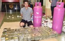 490 bánh heroin được giấu trong bình gas thế nào?