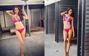 Phạm Hương diện bikini khoe dáng nuột ở Miss Universe 