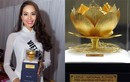 Hoa hậu Phạm Hương đấu giá sen vàng tại Miss Universe