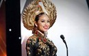 Phạm Hương mặc áo dài chim hạc thi quốc phục Miss Universe 2015