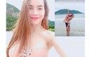 Phát sốt ảnh Hồ Ngọc Hà diện bikini được Kim Lý cõng trên lưng