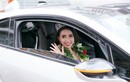Dàn siêu xe nối đuôi đón Hoa hậu Phan Thị Mơ
