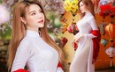 Hot girl Đà Lạt gợi cảm muôn phần bên hoa đào Tết