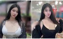 Đỏ mặt hot girl buông lơi áo khoe ngực “khủng” ở siêu thị