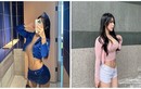 Hot girl xinh đẹp diện áo ngắn cũn cỡn, “quên nội y“