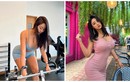 Hot girl “nghiện” mặc hở khoe vòng một “khủng” trong phòng tập