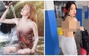 "Hot girl tắm suối" hớ hênh khi “quên nội y” ở sân bay