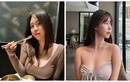 Hot girl Hàn Quốc mặc đồ mỏng trễ nải đi ăn gây chú ý