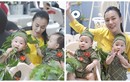 Cặp song sinh của Phương Oanh đáng yêu vô đối khi hóa chiến sĩ 