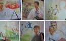 Bộ tranh vẽ cổ động U19 Việt Nam của họa sĩ 8X