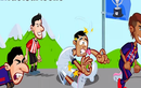 Phim hoạt hình vui nhộn: Real Madrid bị Barcelona “vượt mặt“