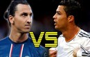 So sánh khả năng sút xa của Ronaldo và Ibrahimovic