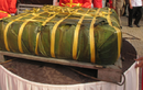 Cận cảnh gói bánh chưng khổng lồ 2,5 tấn dâng lễ Giỗ Tổ Hùng Vương
