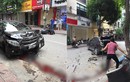 Hà Nội: Xe ô tô đâm trực diện người mẹ chở con đi học