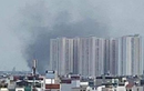 Nổ bình gas, cột khói bốc cao nghi ngút ở Hà Nội