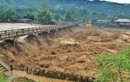 Yên Bái: Nước lũ cuồn cuộn đổ về Nghĩa Lộ, đe dọa người dân