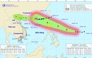 Bão số 5 suy yếu, siêu bão Mangkhut giật cấp 17 hướng vào Bắc Biển Đông