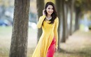 Hoa hậu Jennifer Chung xinh tươi với áo dài trên đất Mỹ