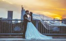 Váy cưới Tâm Tít đính 3.000 viên pha lê cao cấp 