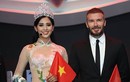 Hoa hậu Trần Tiểu Vy đẹp ngời ngời khi sánh đôi David Beckham