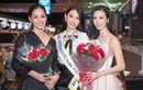Hoa hậu Tiểu Vy ra sân bay tiễn Thùy Tiên đi thi Miss International