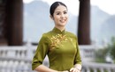 Hoa hậu Ngọc Hân diện pháp phục vãn cảnh chùa sau hôn lễ