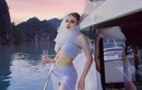 Phương Oanh - Shark Bình chụp ảnh ở Hạ Long: Nữ chính diện váy cưới